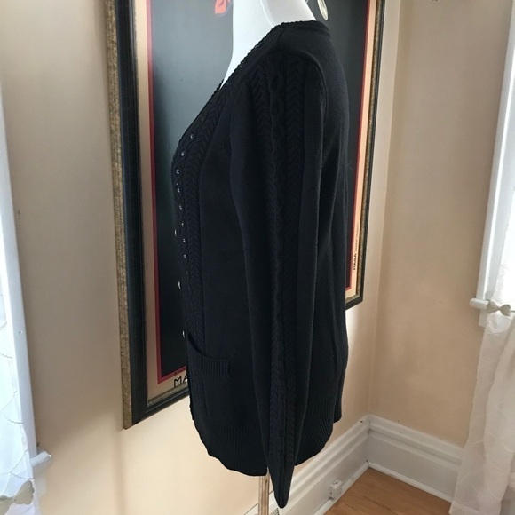 C. Wonder:Jacquard Knit Button Boyfriend Sweater M - Picture 3 of 12